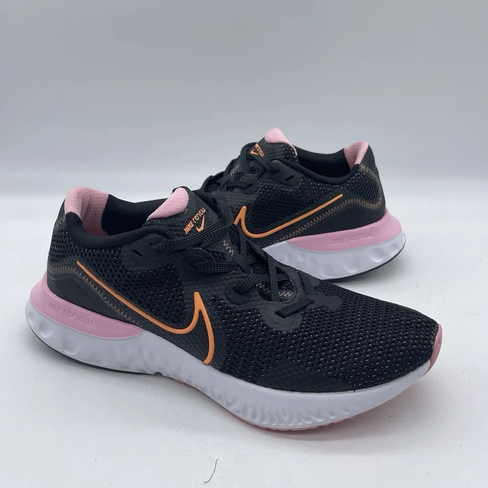 Nike Renew Run CK6360-001 Women's Size 10 Running Shoes 'Orange Pulse' Sneakers